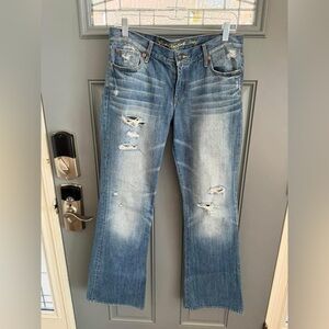 Size 29 Y2K Vintage Ruehl No 925 Distressed Jeans